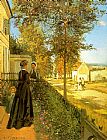 Camille Pissarro Louveciennes The Road to Versailles painting